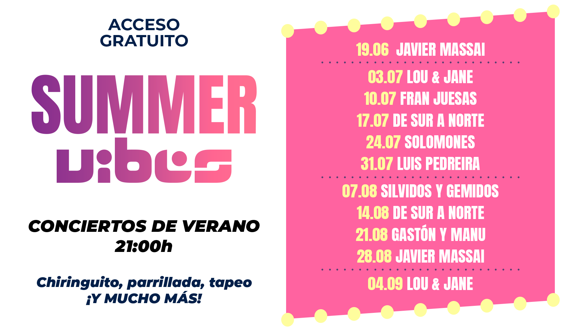 Summer Vibes horizontal Hosteleon
